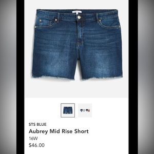 STS Blue Aubrey Super High Rise Cut Off Distressed Shorts